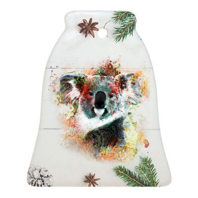 Koala Colorful Ceramic Bell Ornament