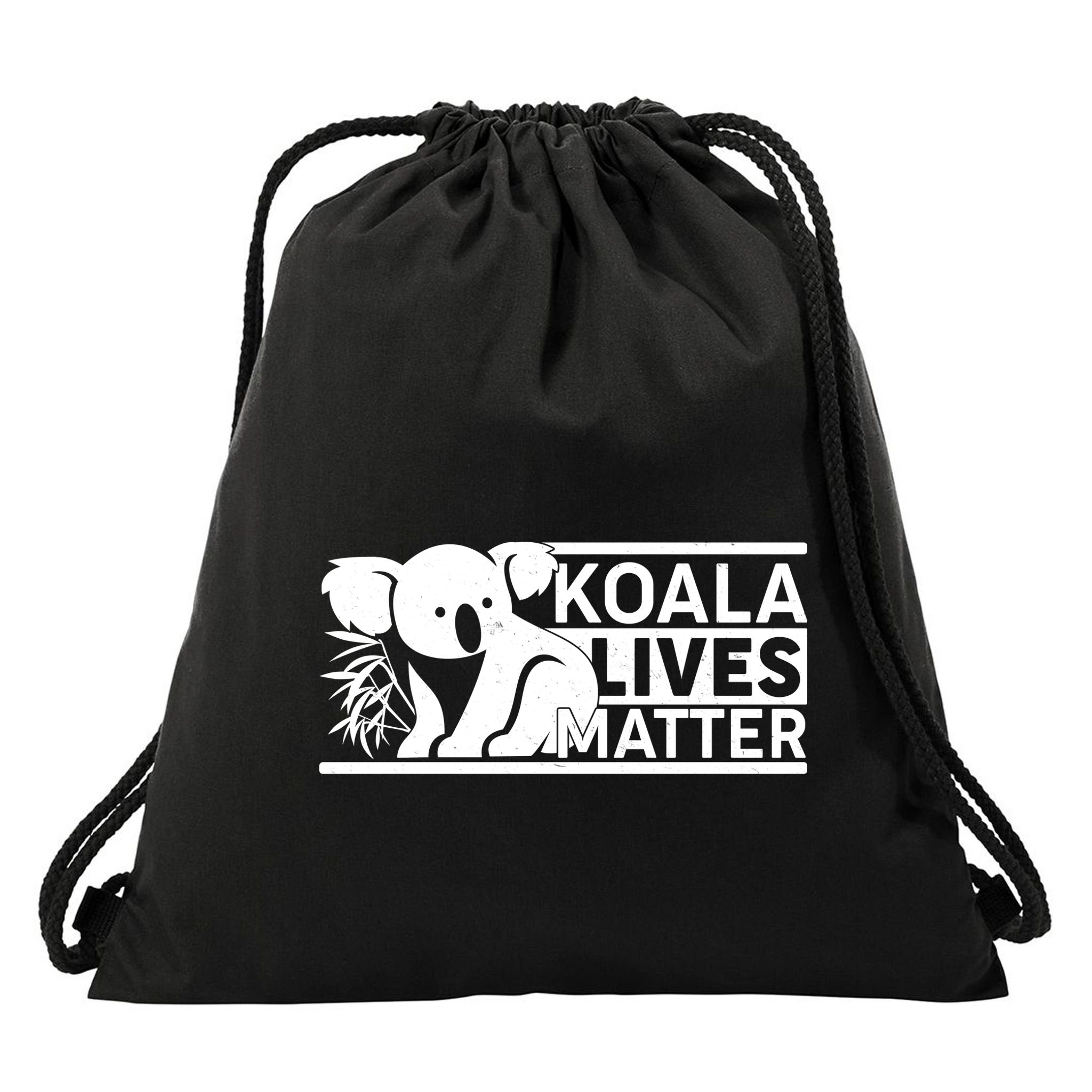 Koala Lives Matter Drawstring Bag