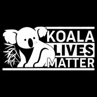Koala Lives Matter Drawstring Bag