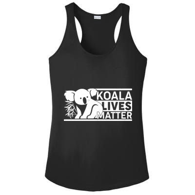 Koala Lives Matter Ladies PosiCharge Competitor Racerback Tank