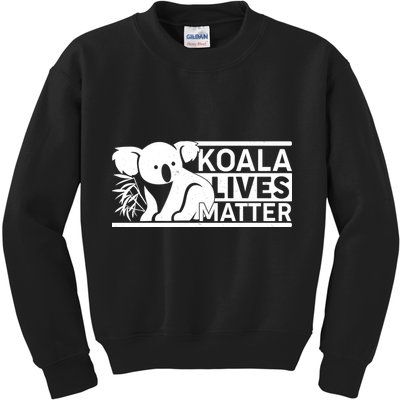 Koala Lives Matter Kids Sweatshirt