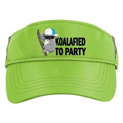 Koalafied To Party Adult Drive Performance Visor