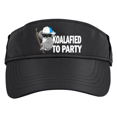 Koalafied To Party Adult Drive Performance Visor