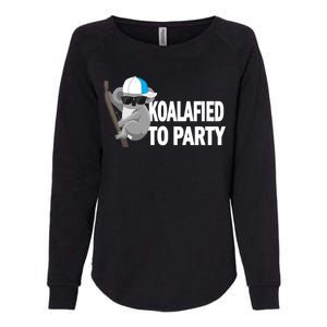 Koalafied To Party Womens California Wash Sweatshirt