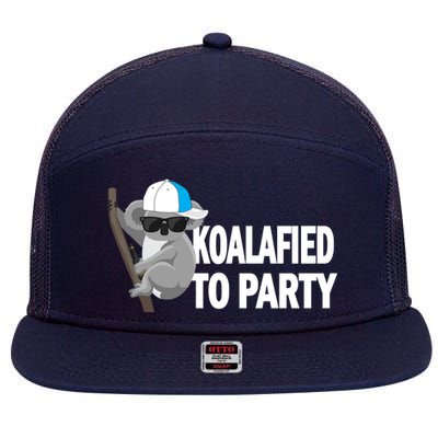 Koalafied To Party 7 Panel Mesh Trucker Snapback Hat