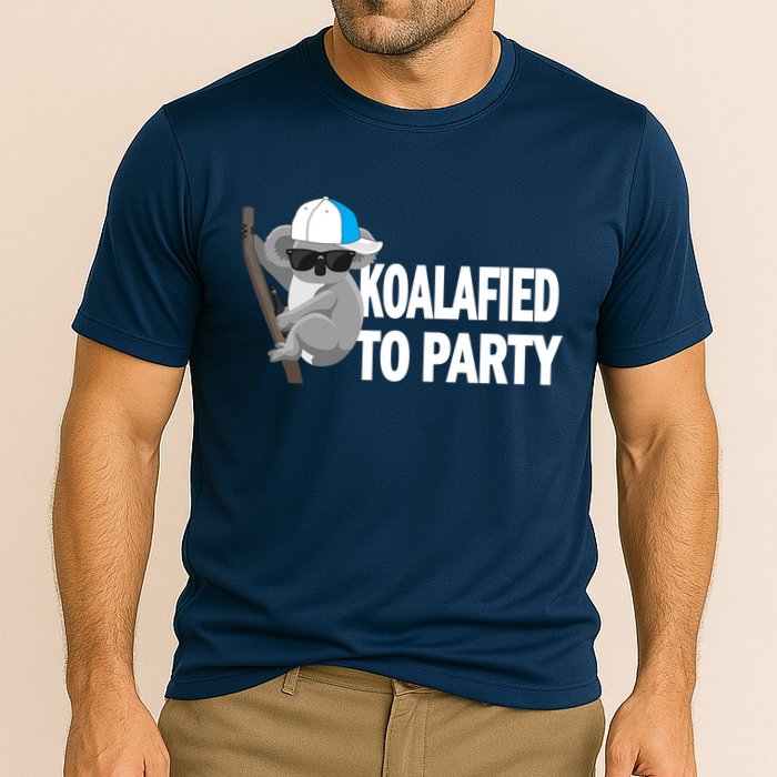 Koalafied To Party Cooling Performance Crew T-Shirt