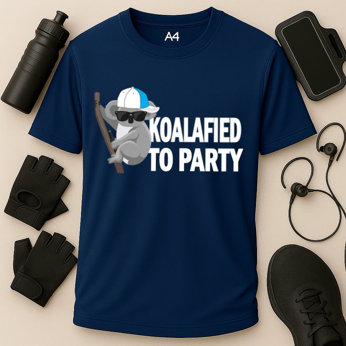Koalafied To Party Cooling Performance Crew T-Shirt