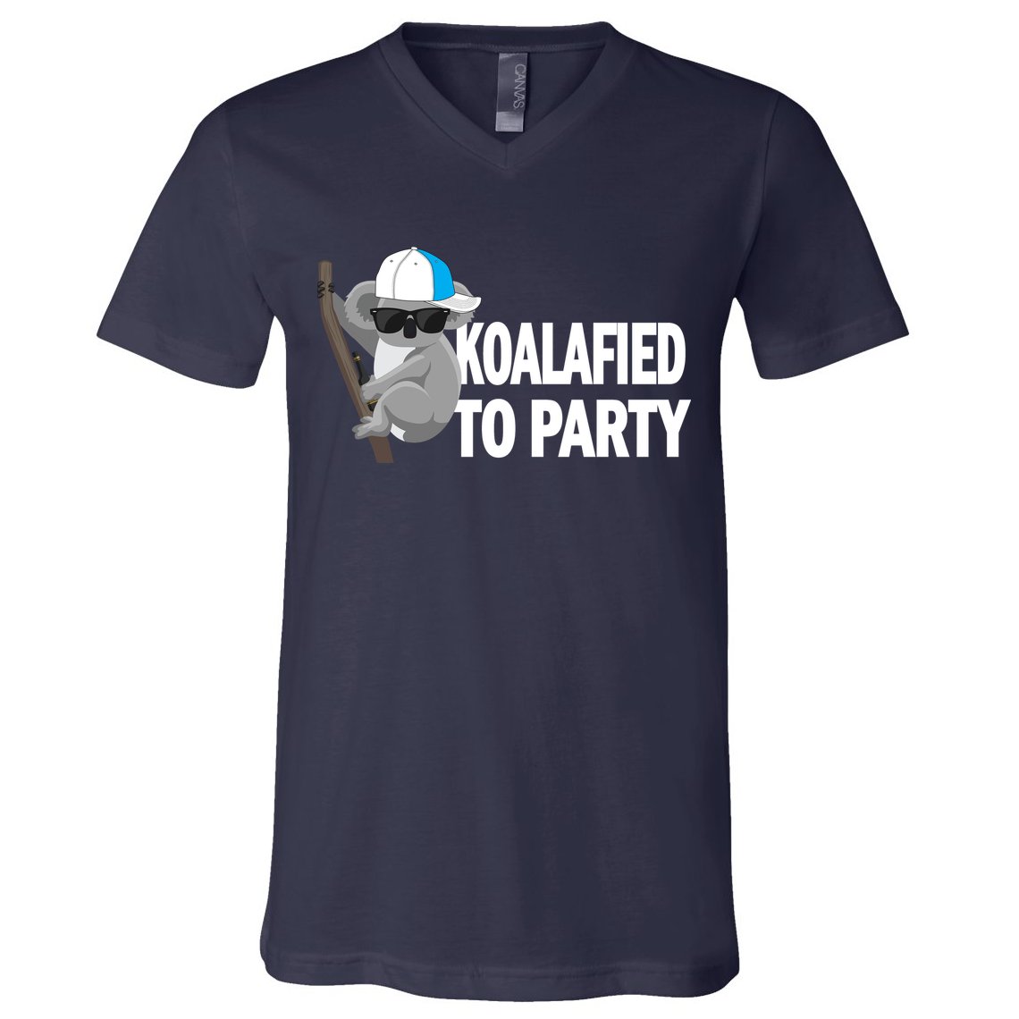 Koalafied To Party V-Neck T-Shirt