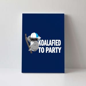 Koalafied To Party Canvas