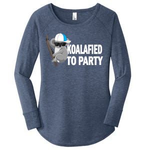 Koalafied To Party Women's Perfect Tri Tunic Long Sleeve Shirt