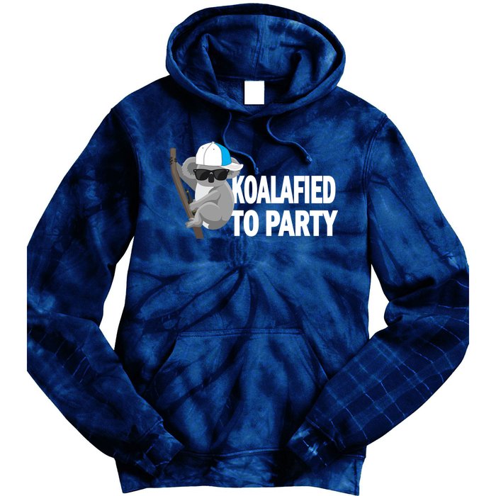 Koalafied To Party Tie Dye Hoodie