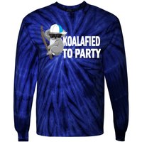 Koalafied To Party Tie-Dye Long Sleeve Shirt