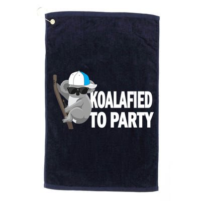 Koalafied To Party Golf Towel