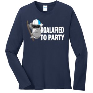 Koalafied To Party Ladies Long Sleeve Shirt