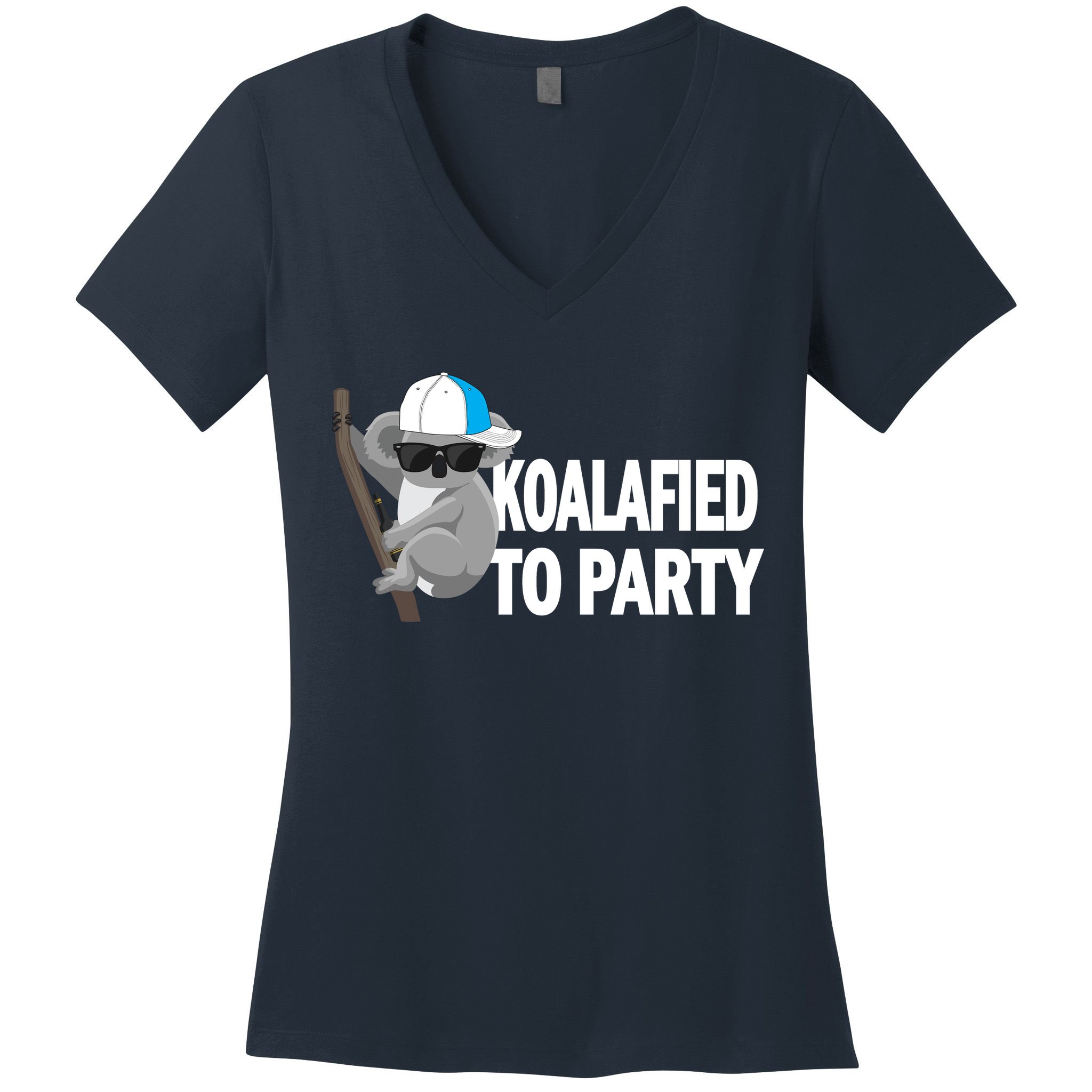 Koalafied To Party Women's V-Neck T-Shirt
