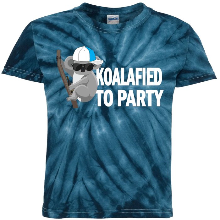 Koalafied To Party Kids Tie-Dye T-Shirt