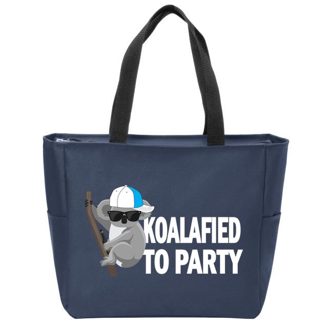 Koalafied To Party Zip Tote Bag