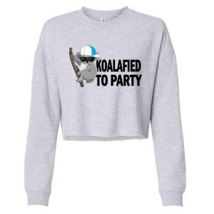 Koalafied To Party Cropped Pullover Crew