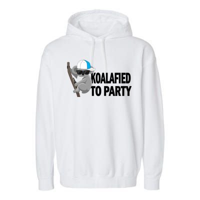 Koalafied To Party Garment-Dyed Fleece Hoodie