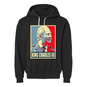 King Of Britain Charles III Garment-Dyed Fleece Hoodie