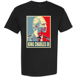 King Of Britain Charles III Garment-Dyed Heavyweight T-Shirt