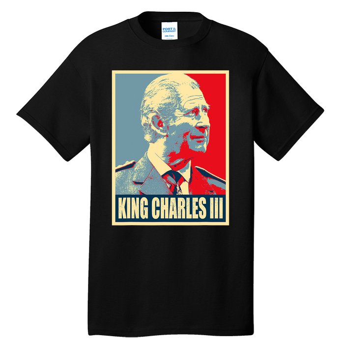 King Of Britain Charles III Tall T-Shirt