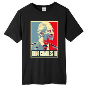 King Of Britain Charles III Tall Fusion ChromaSoft Performance T-Shirt