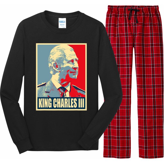 King Of Britain Charles III Long Sleeve Pajama Set