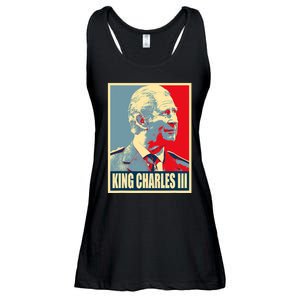 King Of Britain Charles III Ladies Essential Flowy Tank