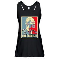 King Of Britain Charles III Ladies Essential Flowy Tank