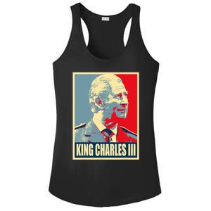 King Of Britain Charles III Ladies PosiCharge Competitor Racerback Tank