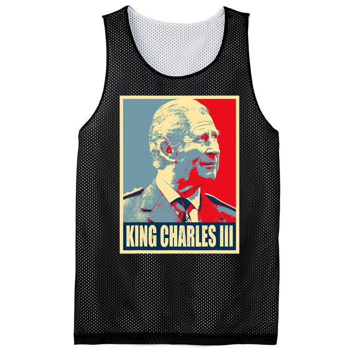 King Of Britain Charles III Mesh Reversible Basketball Jersey Tank