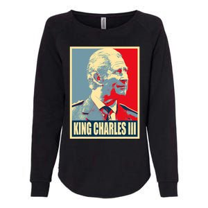 King Of Britain Charles III Womens California Wash Sweatshirt