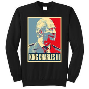 King Of Britain Charles III Tall Sweatshirt