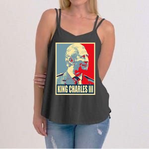 King Of Britain Charles III Women's Strappy Tank