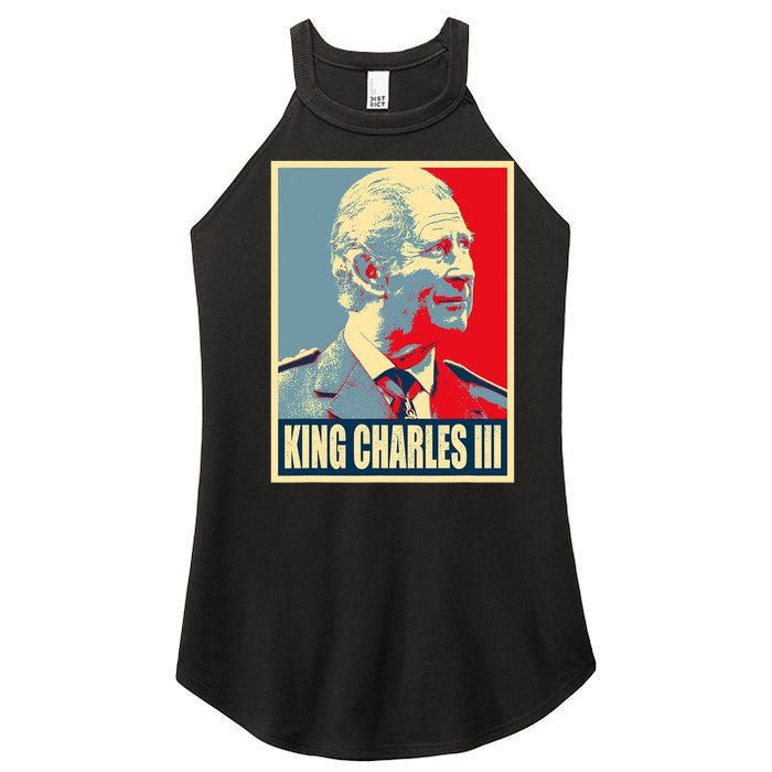 King Of Britain Charles III Women's Perfect Tri Rocker Tank