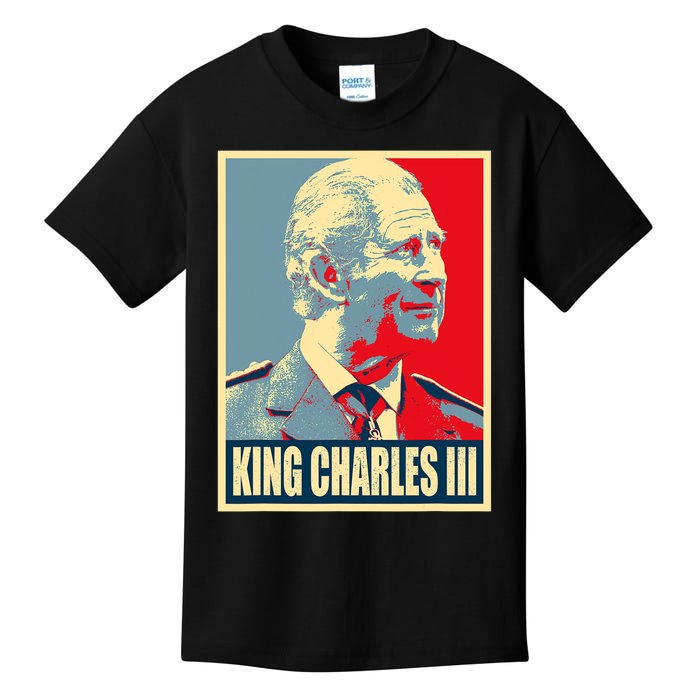 King Of Britain Charles III Kids T-Shirt