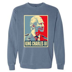 King Of Britain Charles III Garment-Dyed Sweatshirt