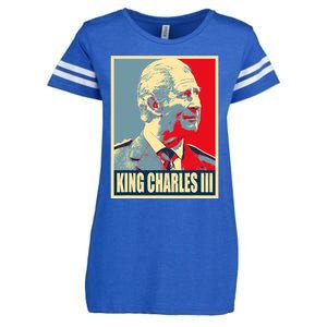 King Of Britain Charles III Enza Ladies Jersey Football T-Shirt