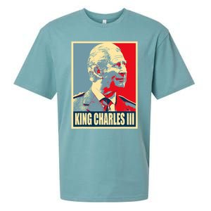 King Of Britain Charles III Sueded Cloud Jersey T-Shirt