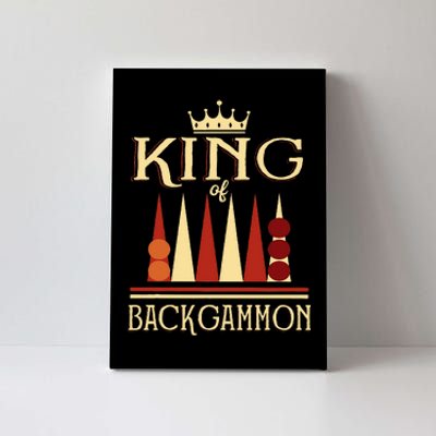 King Of Backgammon Canvas