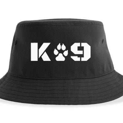 K9 Officer Canine K9 Unit Police Dog Paw Handler Trainer Sustainable Bucket Hat