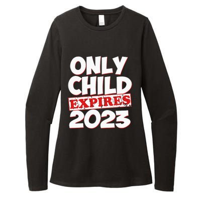 Kids Only Child Expires Big Bro Sis Womens CVC Long Sleeve Shirt