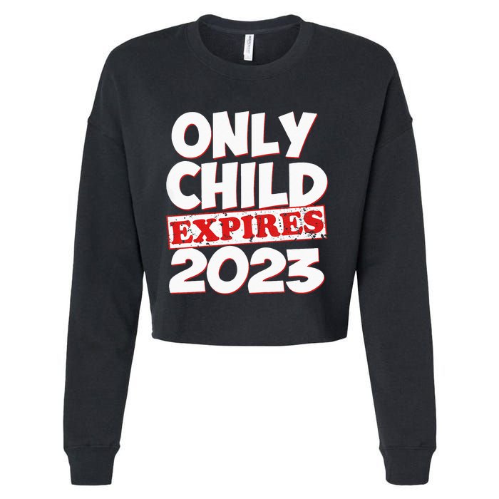 Kids Only Child Expires Big Bro Sis Cropped Pullover Crew