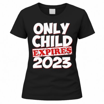 Kids Only Child Expires Big Bro Sis Women's T-Shirt