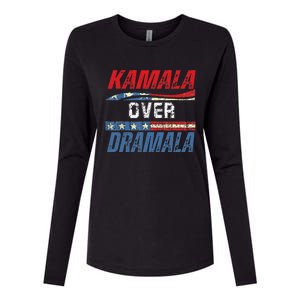 Kamala Over Dramala Womens Cotton Relaxed Long Sleeve T-Shirt