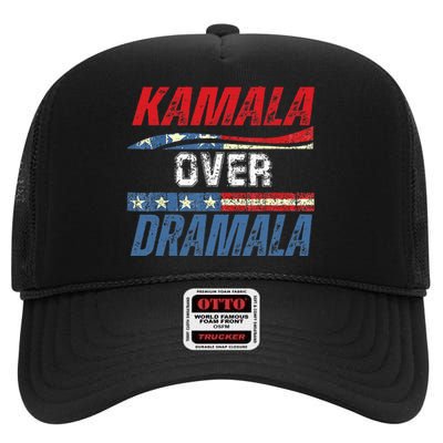 Kamala Over Dramala High Crown Mesh Back Trucker Hat