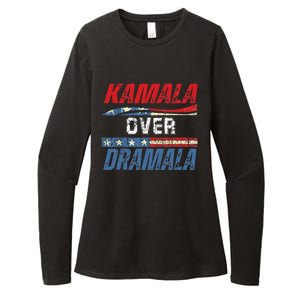 Kamala Over Dramala Womens CVC Long Sleeve Shirt