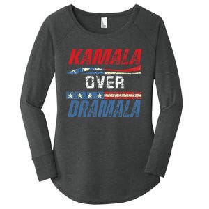 Kamala Over Dramala Women's Perfect Tri Tunic Long Sleeve Shirt