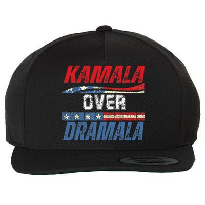 Kamala Over Dramala Wool Snapback Cap